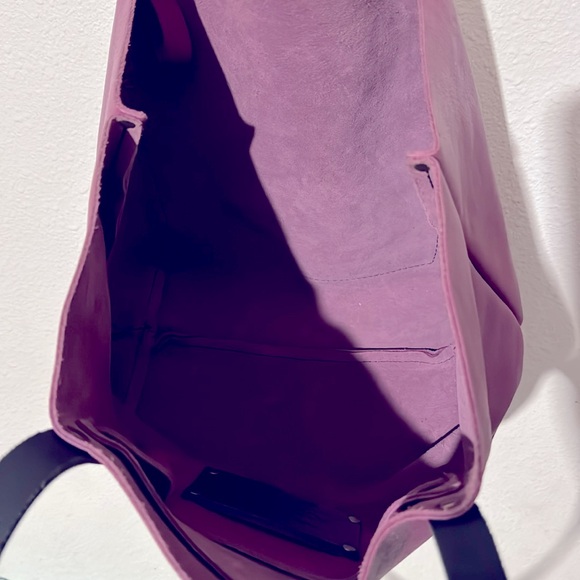 Portland Leather (PLG) Class Tote, Large, Mulberry - Picture 5 of 5